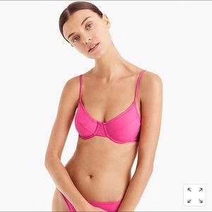 NWT J. CREW Retro Inspired Bikini in Bistro Blue